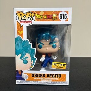 Funko POP! Dragon Ball Z - SSGSS Vegito #515 Hot Topic Excl NM With Protector
